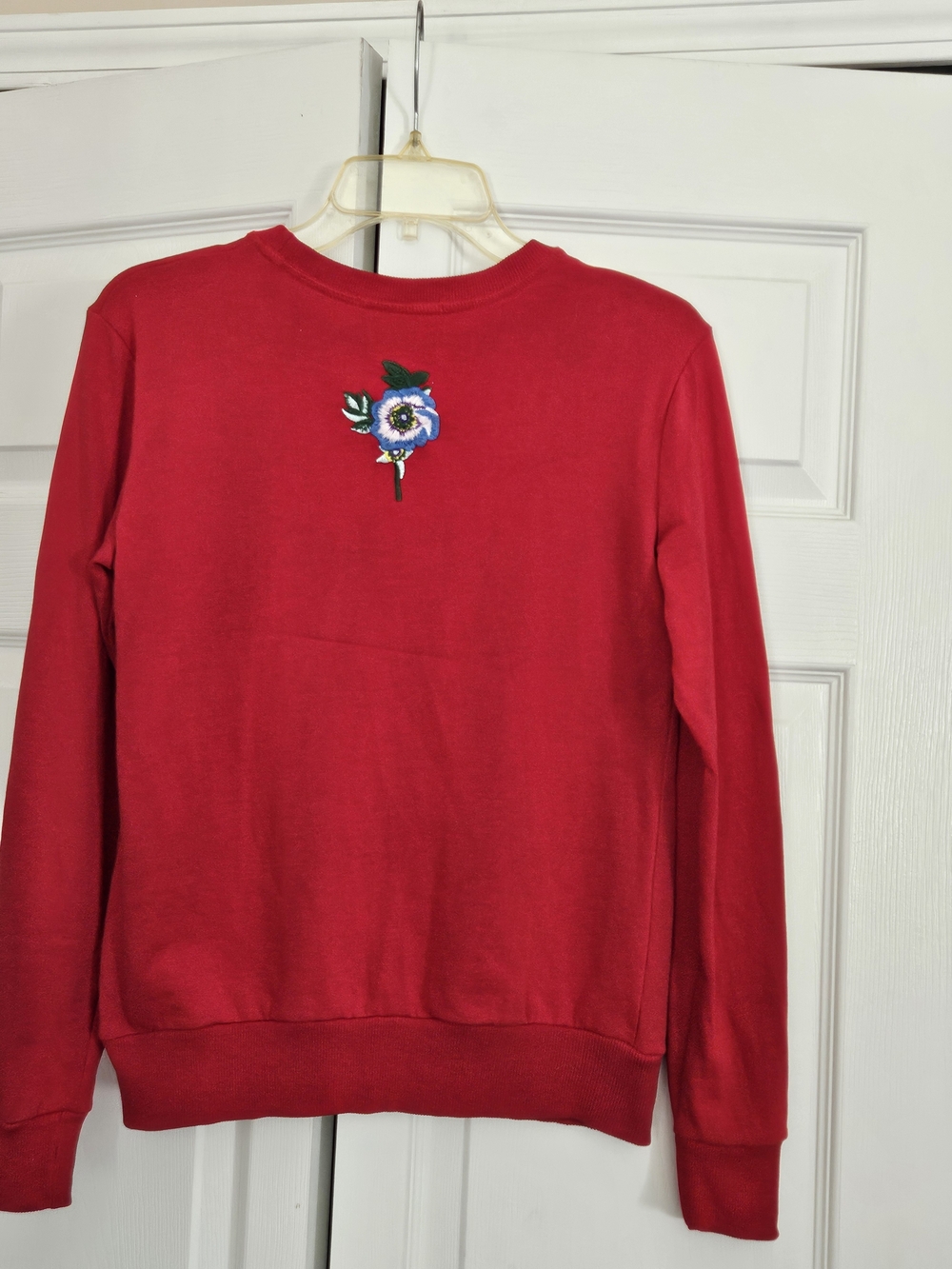 Gucci Red Logo Crewneck Sweater - Picture 3 of 10